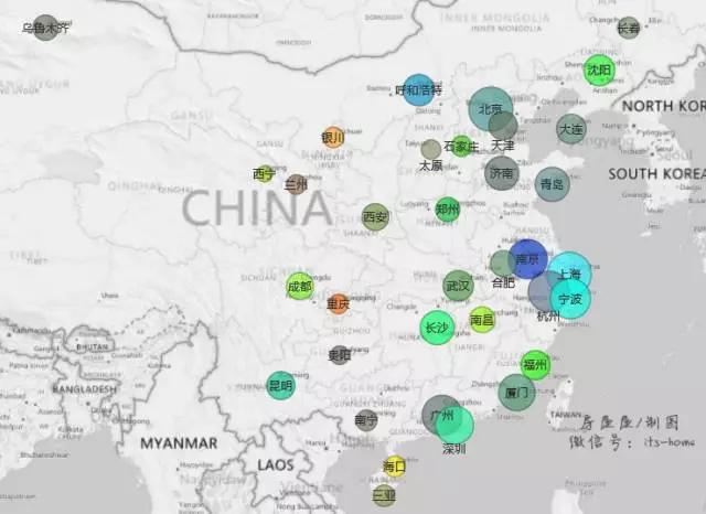全国房价收入地图：在中国买房究竟有多难？